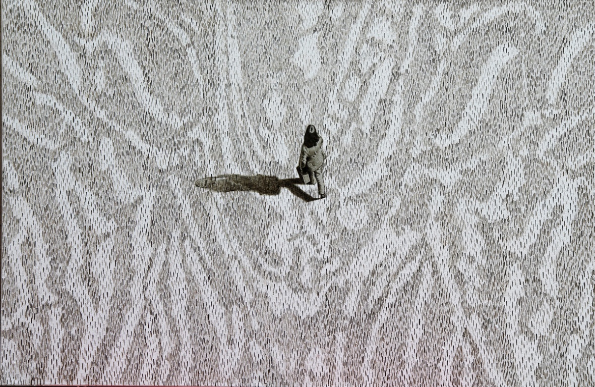 Serie Terra Coleoptera 1, Akryl auf Leinwand, 120 x 90 cm, 2016